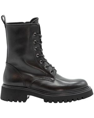 Guglielmo Rotta Lace-Up Boots - Black