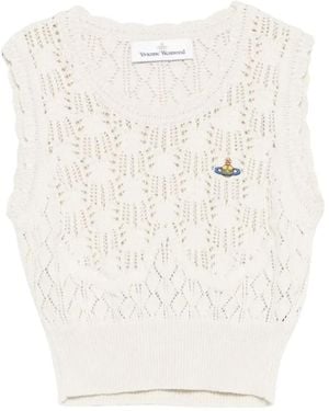Vivienne Westwood Round-Neck Knitwear - White