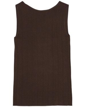 REMAIN Birger Christensen Sleeveless Tops - Brown