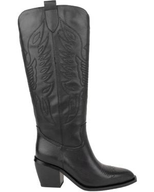 Linda Baumann Cowboy Boots - Nero