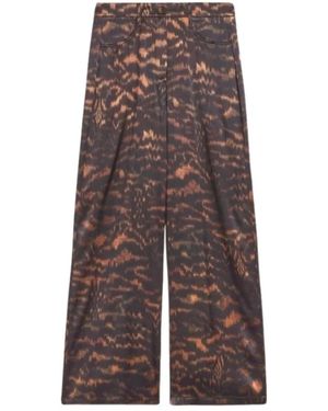 Momoní Wide Trousers - Marrón