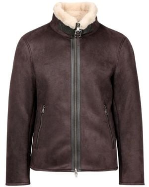 AT.P.CO Faux Fur & Shearling Jackets - Marrone