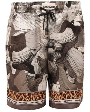 Just Cavalli Casual Shorts - Grau
