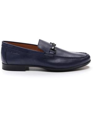 Stonefly Braided-Bit Moccasins - Blau
