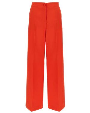 Brioni Wide Trousers - Rojo