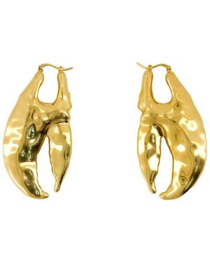 Jacquemus Homard Ohrringe - Mettallic