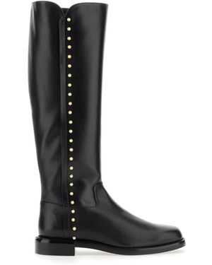 Stuart Weitzman Pearl Riding Boot - Schwarz
