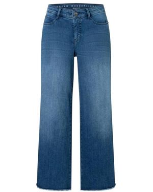 M·a·c Wide Jeans - Azul
