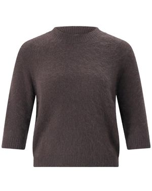 Roberto Collina Ronde Hals Gebreide Kleding - Grijs