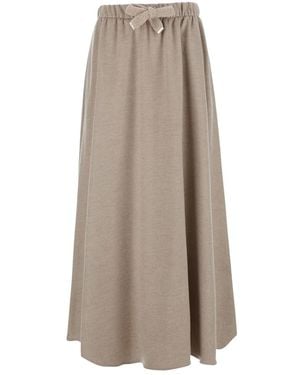 Herno Maxi Skirts - Marrón