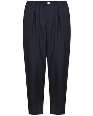 Marni Cropped Trousers - Blue