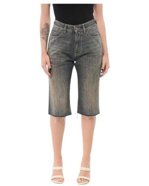 Balenciaga Denim Shorts - Gris