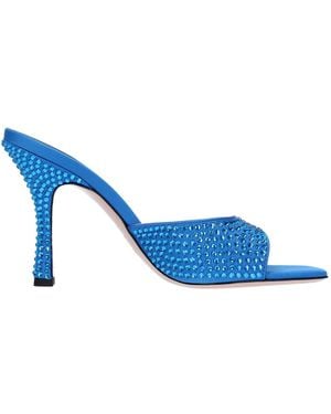 Gedebe Heeled Mules - Blauw