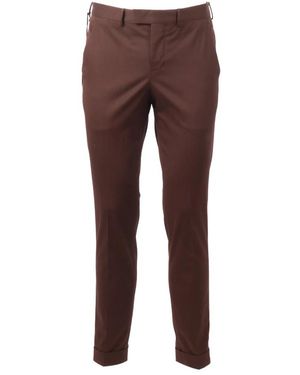 PT01 Slim-Fit Hosen - Braun