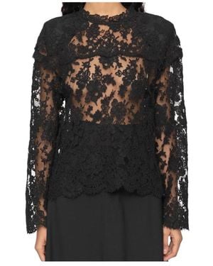 Sea Long Sleeve Tops - Noir