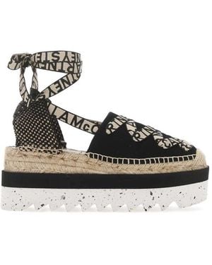 Stella McCartney Gaia Espadrilles Platform Schoenen - Zwart