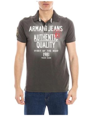 Armani Jeans Polo Shirts - Grey