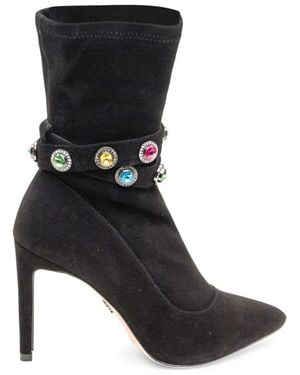 Kurt Geiger Schoenen ,Zwart ,Mansion Pointed Toe Bootie
