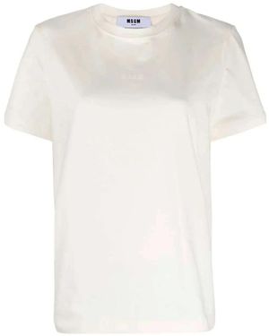 MSGM T-Shirts - Blanc