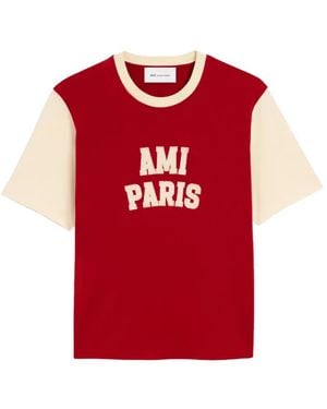 Ami Paris T-Shirts - Rouge