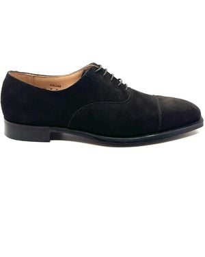 Crockett & Jones Schoenen ,Bruin ,Leer Richelieu Hallam - Zwart