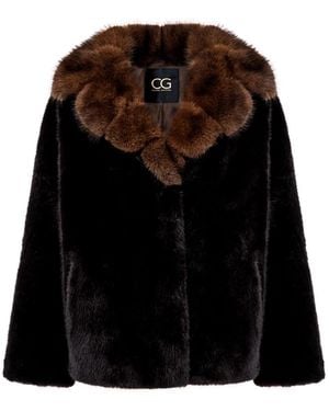 CESARE GASPARI Faux Arena Jas - Zwart