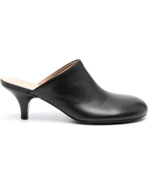 Marsèll Schoenen ,Zwart ,Leer Zwarte Spilla Sabot