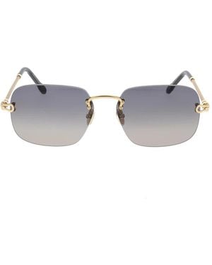 Fred Stylische brille mit 60mm linsenbreite - Grau