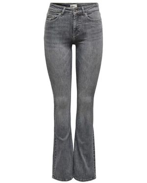 ONLY Slim fit baumwoll jeans kollektion - Grau