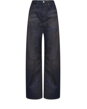 MM6 by Maison Margiela Wide Jeans - Blue