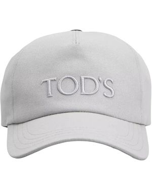 Tod's Accessoires ,Grijs ,Leer Tijdloze T Omkeerbare Leren Riem