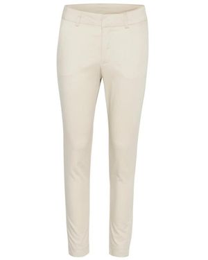 Kaffe Broeken ,Leer Kalea Chino Pant - Naturel