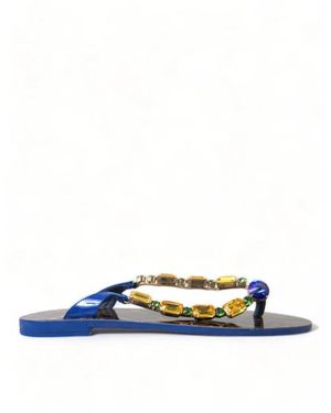 Dolce & Gabbana Flip Flops - Blu