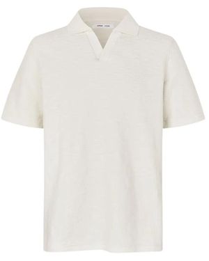 Samsøe & Samsøe Samac V-Neck Polo - Wit
