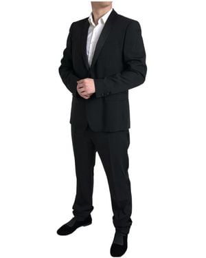 Dolce & Gabbana Single Breasted Suits - Black