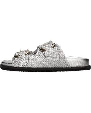 Emanuélle Vee Sliders - White