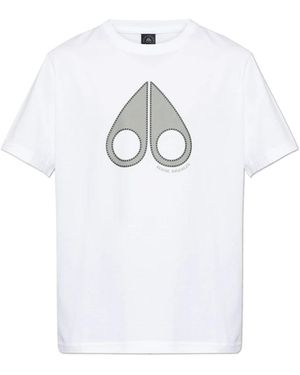 Moose Knuckles T-Shirts - Blanco