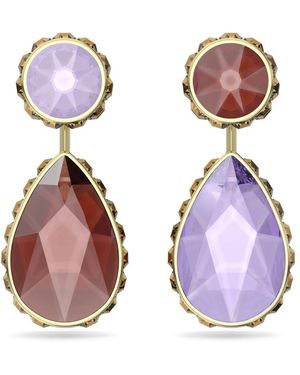 Swarovski Orecchini a goccia chroma per donne - Viola