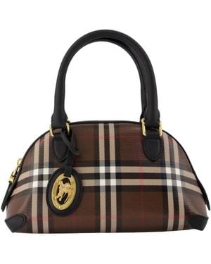 Burberry Tassen ,Bruin ,Katoen Mini Primrose Tas - Zwart