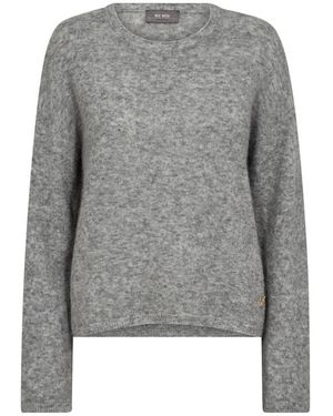Mos Mosh Round-Neck Knitwear - Gris