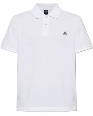 Moose Knuckles Polo Shirts - White