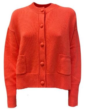 ODEEH Cardigans - Rojo
