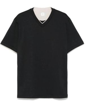 Eleventy T-Shirts - Zwart