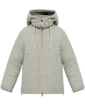 Moncler Vivante Woll-Daunenjacke - Grau
