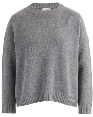 Weekend by Maxmara Truien & Vesten ,Grijs ,Wol Oversized Wool Jumper