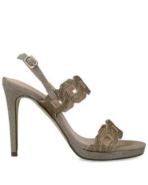 Menbur High Heel Sandals - Metallic