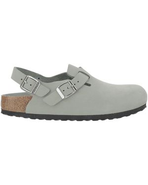 Birkenstock Sandalen Aus Wildleder Mit Verstellbaren Riemen - Grau