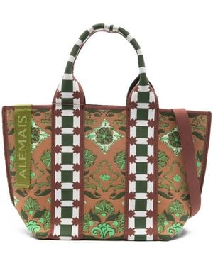 ALÉMAIS Tote Bags - Verde