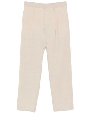 FEDERICO CINA Straight Trousers - Neutro