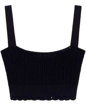 IRO Top Schwarz - Blau